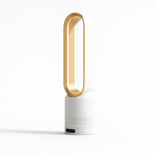 Bladeless Tower Ventilator gold