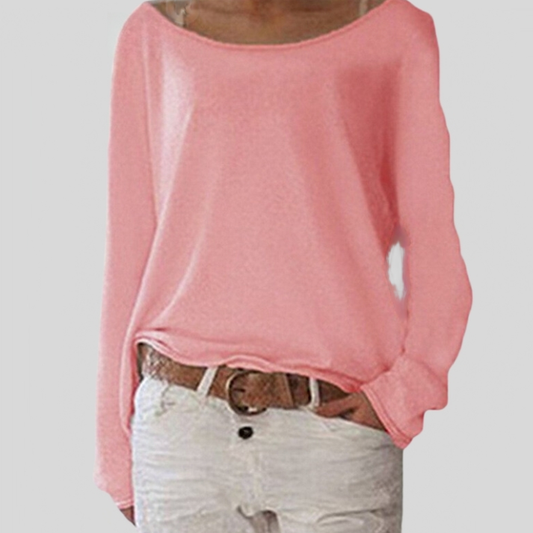 Alexa - Noble lightweight sweater with crew neckline