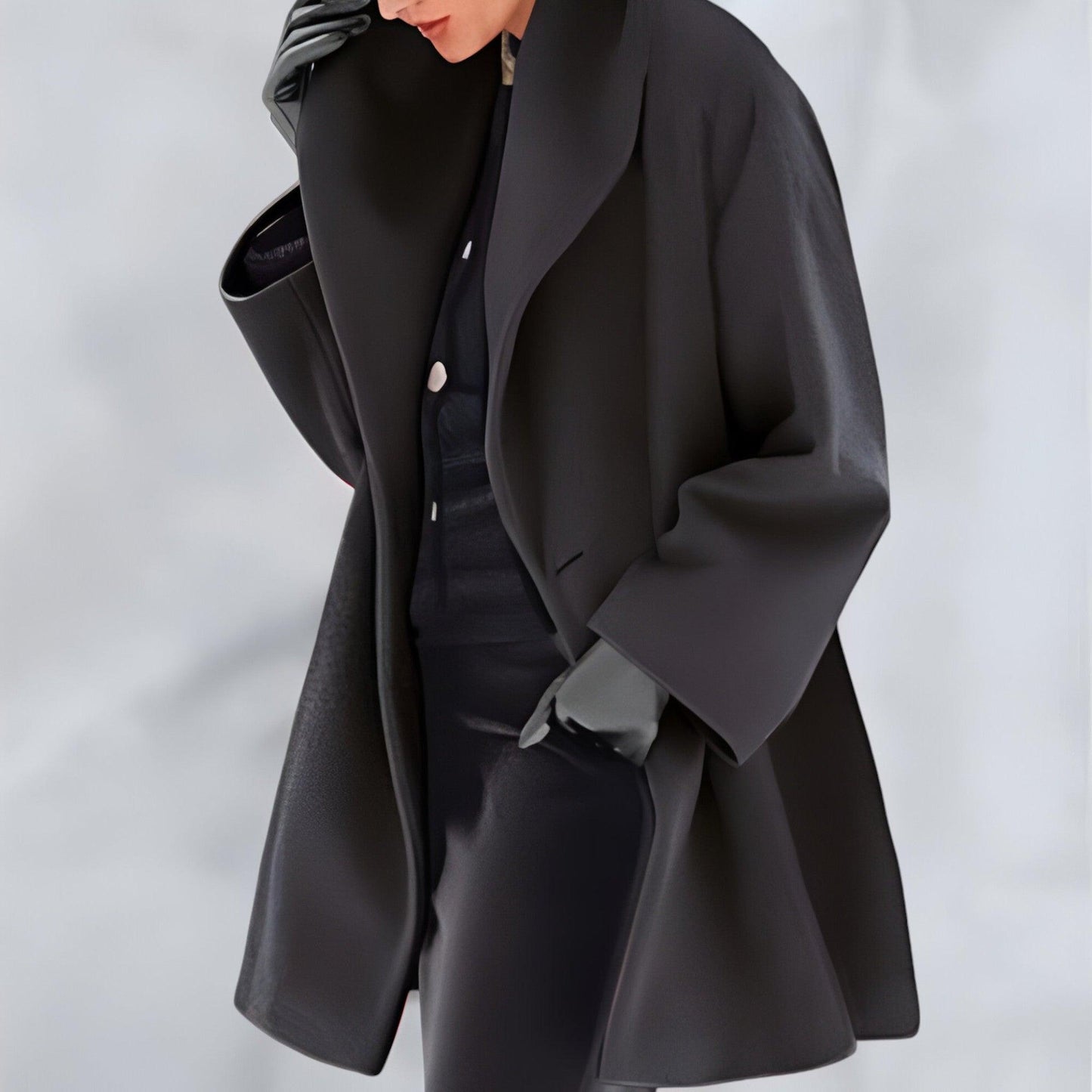 Elegant women's wool coat - Anna Collection 024