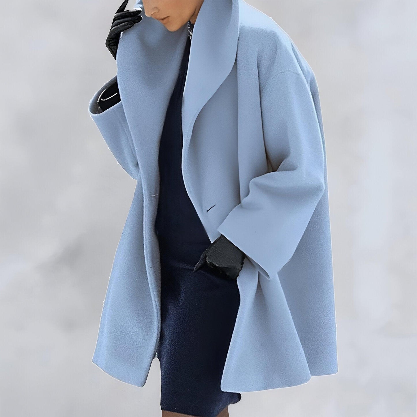 Elegant women's wool coat - Anna Collection 024